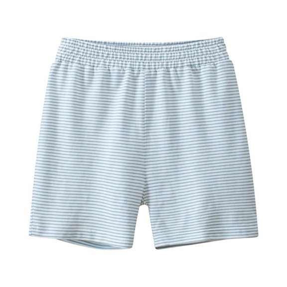 Coerni Toddler Boys Girls Striped Printed Sports Shorts Kids Beach Shorts Baby Cotton Pants Daily Casual Athletic Shorts