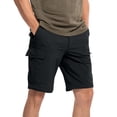 thumbnail image 6 of Mens Hiking Convertible Pants Outdoor Waterproof Quick Dry Zip Off Lightweight Fishing Pants Black XL, 6 of 8