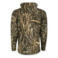 thumbnail image 2 of Drake Waterfowl Men's Breathelite Quarter-Zip Camo Hoodie Realtree Max-7 2XL, 2 of 2