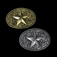 thumbnail image 3 of Racing Butterfly Retro Bronze Star MensBelt Buckle Cowboy Western Large Metal Alloy Buckles, 3 of 7