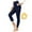 Navy, variant on iHPH7 Fleece Lined Leggings Cold Weather Leggings for Women Fleece Leggings Soft Leggings for Women Athletic Leggings for Women Warm Leggings for Women Workout Leggings Black L