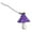 lanyard-Purple, variant on Adorable Colorful Mushroom Keychain Lovely Resin Bag Charm For Keys Backpacks Gifts Lightweight Sturdy User Friendly Accessories