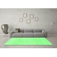 thumbnail image 3 of Ahgly Company Indoor Rectangle Solid Emerald Green Modern Area Rugs, 7' x 10', 3 of 4