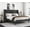 Dark Gray, variant on Allewie King Size Storage Bed Frame,Adjustable Headboard, Velvet Upholstered Platform Bed with 4 Oversized Underbed Drawers, Wooden Slats Support, No Box Spring Needed, White