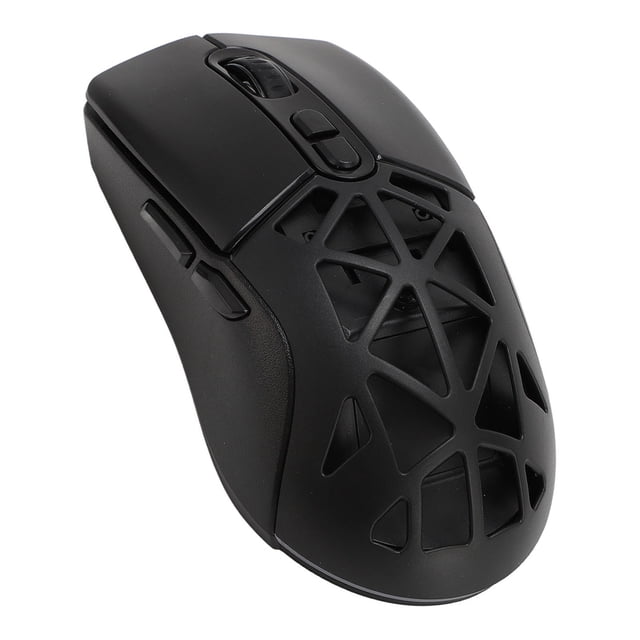 Computer Mouse, Gaming Mouse Ergonomic Design Dual Mode for PC White,Black