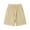 Khaki, variant on Viikei Men's Shorts with Side Pockets,Men's Summer Casual and Comfortable Drawstring Pocket Elastic Waist Shorts Coffee L