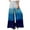 Blue, variant on Womens Fashion Cargo Pants Women Fashion Loose Casual Gradient Print Elastic Waist Pocketless Wide Leg Casual Plus Size Womens Pants Hot Pink 5X