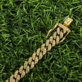 thumbnail image 6 of Male Zircon Cuban Chain Necklaces for Men Women Hip Hop Silver Teen Jewelry 8MM 18inch, 6 of 6