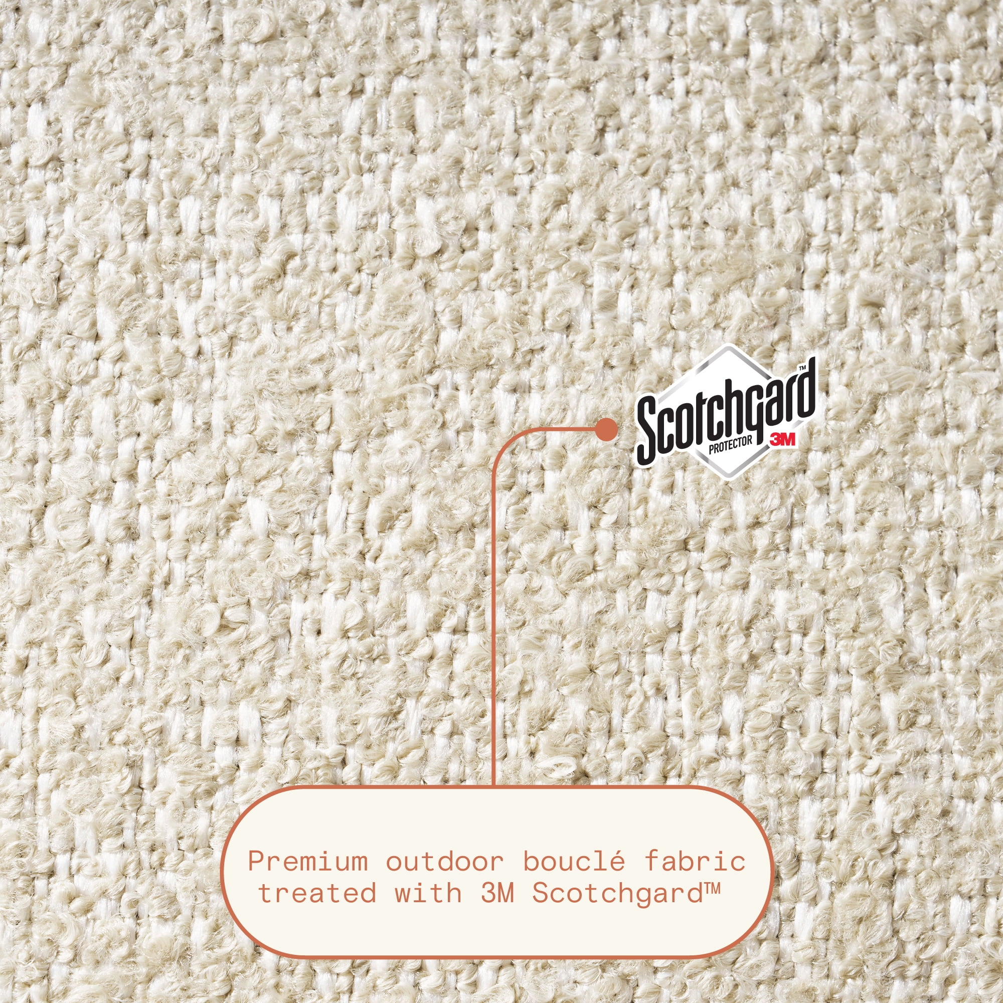 Pouf de rangement/table basse d’extérieur en osier à dessus réversible avec housse Beautiful par Drew Barrymore, brun/cèpe