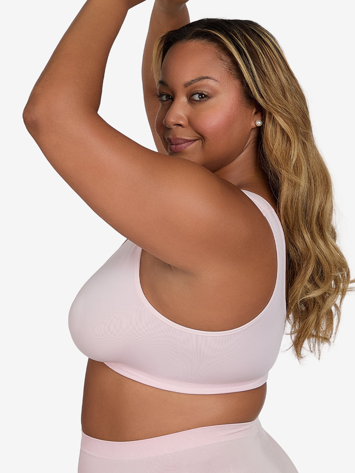 Leading Lady, The Laurel, Unpadded Wireless Bra, Cooling Fabric, Front Close Bra, Seamless, Light Support, Comfort Bra, Padded Straps (Women's & Women's Plus)
