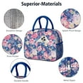 thumbnail image 4 of Obrewu Pioneer Flower Lunch Bag for Adult, Insulated, Leakproof, Oxford Cloth, 4 of 7