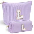 thumbnail image 1 of Regalos de cumpleaños YOOLIFE para mujeres - Idea de regalo de cumpleaños para sus amigas y maestras | Neceser de maquillaje personalizado para novia | Neceser de maquillaje de 2 piezas para cosmético, 1 of 5