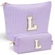 thumbnail image 1 of Regalos de cumpleaños YOOLIFE para mujeres - Idea de regalo de cumpleaños para sus amigas y maestras | Neceser de maquillaje personalizado para novia | Neceser de maquillaje de 2 piezas para cosmético, 1 of 5