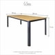 thumbnail image 4 of Mesa Rectangular Creta Gris Obscuro Exterior 180 cm, 4 of 5