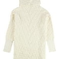 thumbnail image 2 of Free People Womens Cable Knit Sweater Dress, Off-White, X-Small, 2 of 2