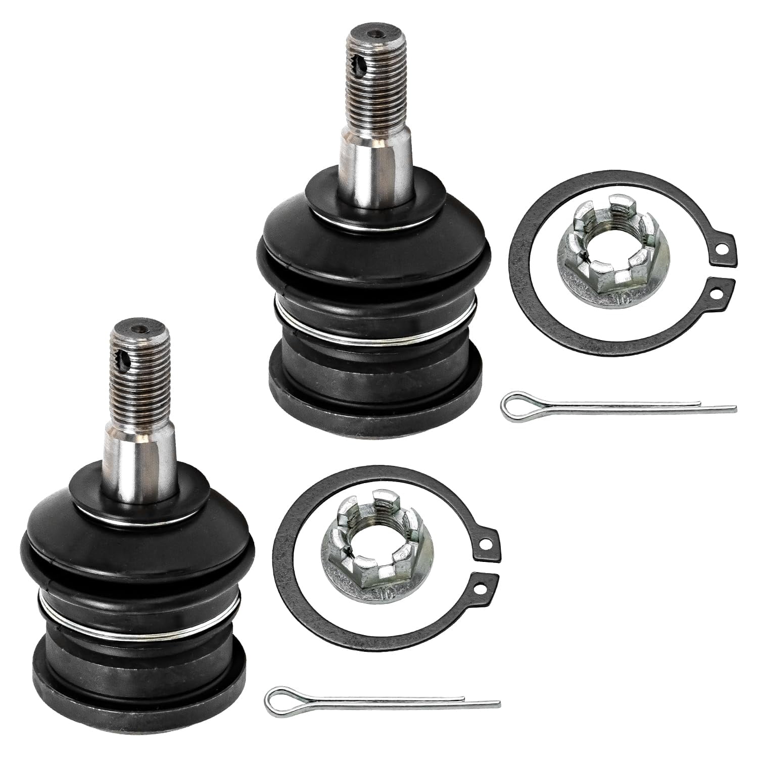 Detroit Axle - 11pc Front Rack and Pinion Kit for 2004-2006 Toyota Tundra 04-07 Sequoia, 1 Rack and Pinion 2 Wheel Bearings 2 Outer Tie Rods 2 Sway Bars 4 Ball Joints 2005 Replacement