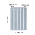 thumbnail image 2 of Nilvkv Diy Blank Long Bar Shape Bookmark Mould Suitable for Home Use, 2 of 4