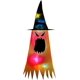 thumbnail image 1 of Sombrero de bruja colgante, sombrero de bruja, sombrero de bruja con luz LED, para Halloween, fiesta, exterior, jardín, árbol, sombrero de bruja colgante. esquí esquí Gafas de esquí, 1 of 3