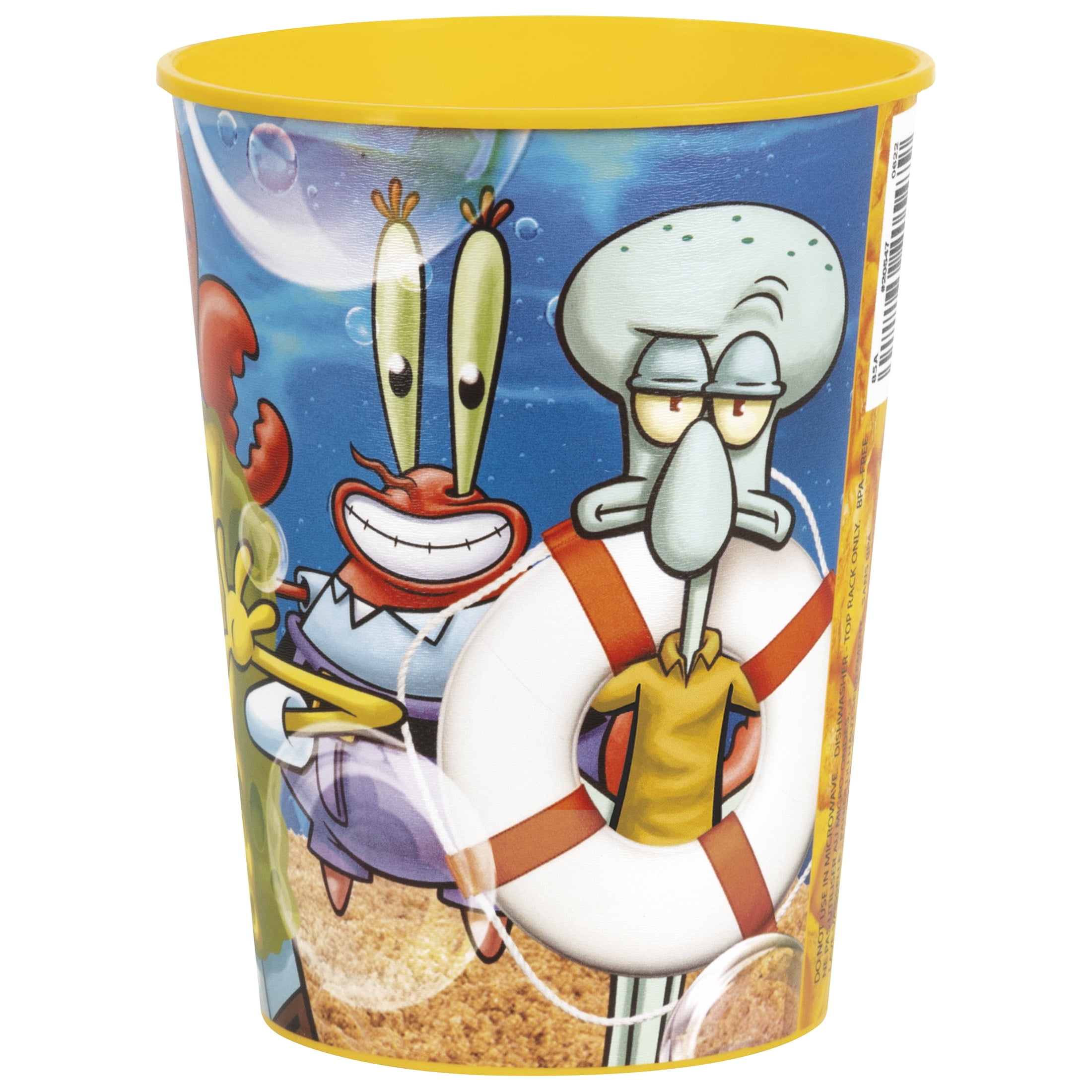 1 Spongebob Square Pants Plastic Cup