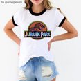 thumbnail image 3 of Camiseta con estampado 3D de Jurassic World, camiseta vintage de dinosaurio para niña, camiseta Harajuku para mujer, camiseta de moda de verano, ropa de calle para mujer, 3 of 5