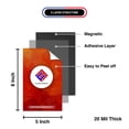 thumbnail image 2 of Self Adhesive Magnetic Sheets, All Sizes & Pack Quantity for Photos & Crafts! By Flexible Magnets- 5x8 20 mil -25 pack, 2 of 5