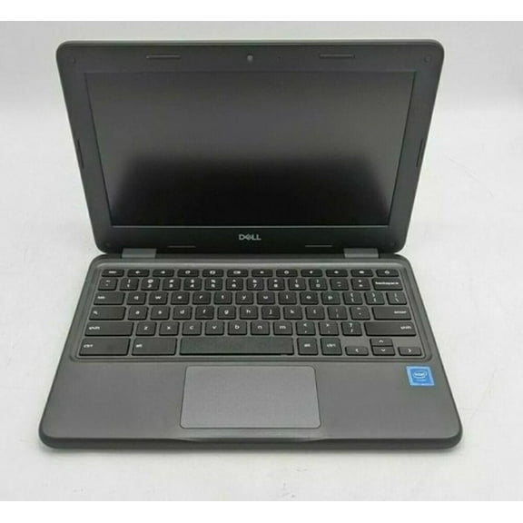 Pre-Owned Dell Chromebook 3100 Intel Celeron N4000 X2 2.6GHz 4GB 16GB 11.6", Black