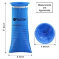thumbnail image 2 of AMQTSLM Vomit Bags – 50 Pack – 1000ml Blue Emesis Bags – Leak Resistant, Medical Grade, Portable, Disposable Barf, Puke, Throw up, Nausea Bags for Travel Motion Sickness, Car & Aircraft,  Taxi, 2 of 7