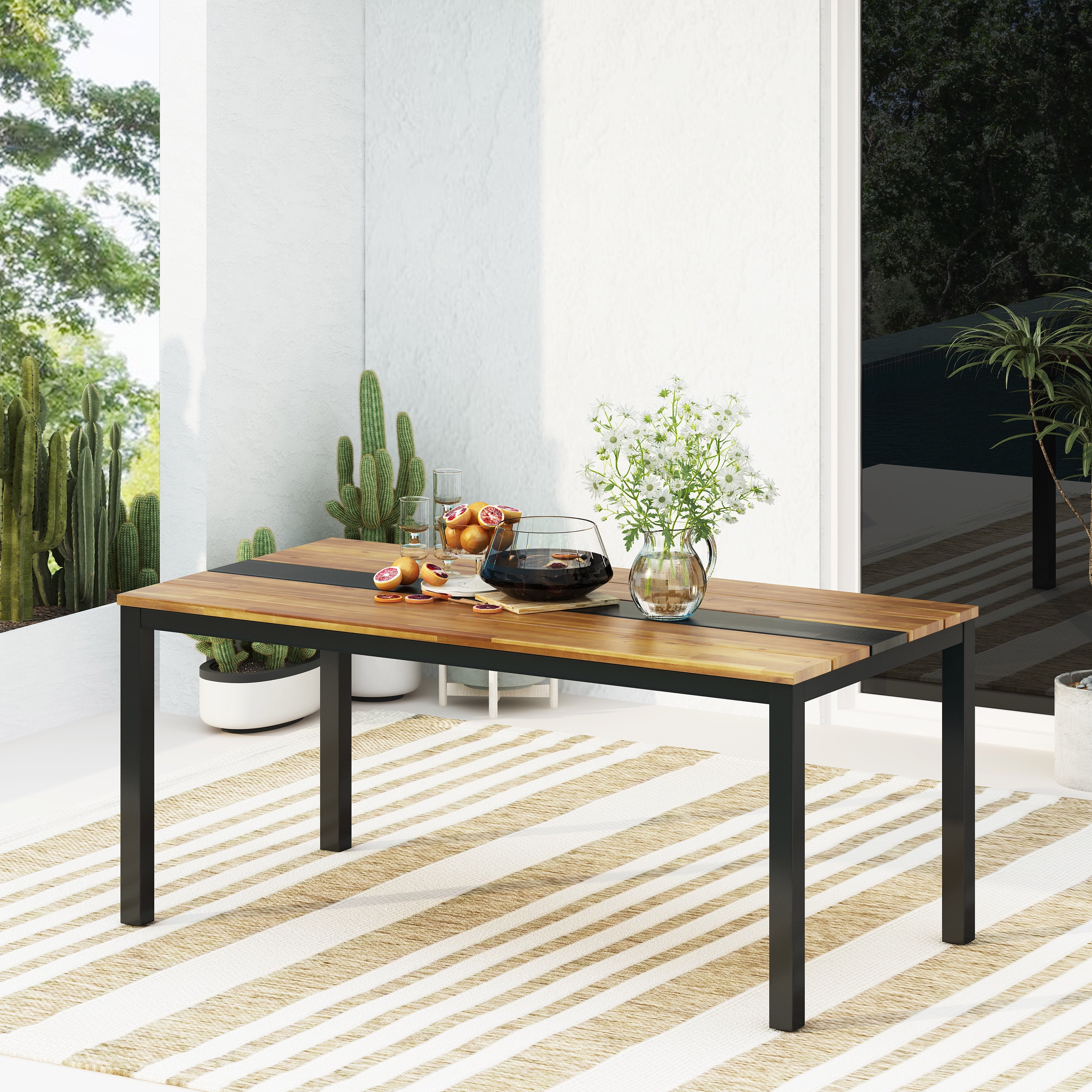 Dining Table, Multipurpose Accent Dining Room Table for Home, Kitchen and Restaurant