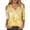 Yellow, variant on Long Sleeve Shirts for Women Cotton Tshirts V Neck Spring Tops Basic Tee Summer Fashion Clothing for Women