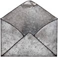 thumbnail image 1 of HTOOQ Galvanized Metal Envelope Holder, Wall Mount Letter Basket, Tin Rustic Vintage Decorative Style, 1 Pack, 1 of 7