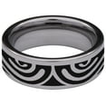 thumbnail image 4 of Bear and Bat Tungsten Carbide Ring, 4 of 9