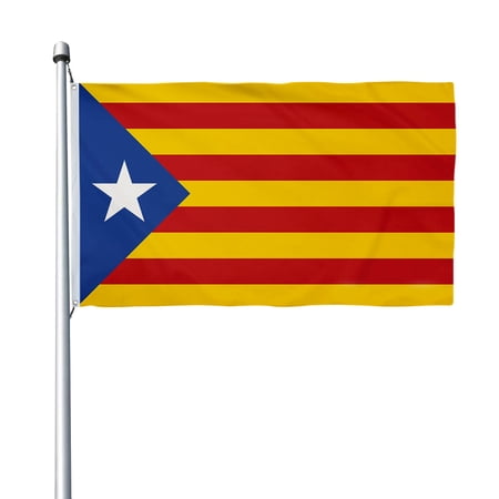 Aihccy Catalan Independence Flag with Brass Grommets Size - 3x5Ft