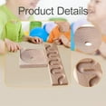 thumbnail image 6 of Marble Run Wooden Construction Play Set Ball Drop Toy Educational Wood Material for Kids Ages 4 to 8 Home, 6 of 9