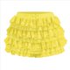 thumbnail image 1 of Pantalones Bombachos de Encaje Multicapa Y2K para Mujer, Pantalones Cortos con Volantes, Pantalones Cortos de Calabaza, Enaguas Dulces con Cintura Elástica. Amarillo S, 1 of 7