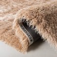 thumbnail image 5 of Safavieh Venice Shag Collection SG256C Handmade Glam 3-inch Extra Thick Area Rug, 6' x 9', Champagne, 5 of 5