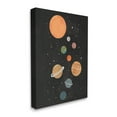 thumbnail image 3 of Solar System Planets Sky Art for Kids Graphic Art Gallery Wrapped Canvas Print Wall Art, 3 of 7