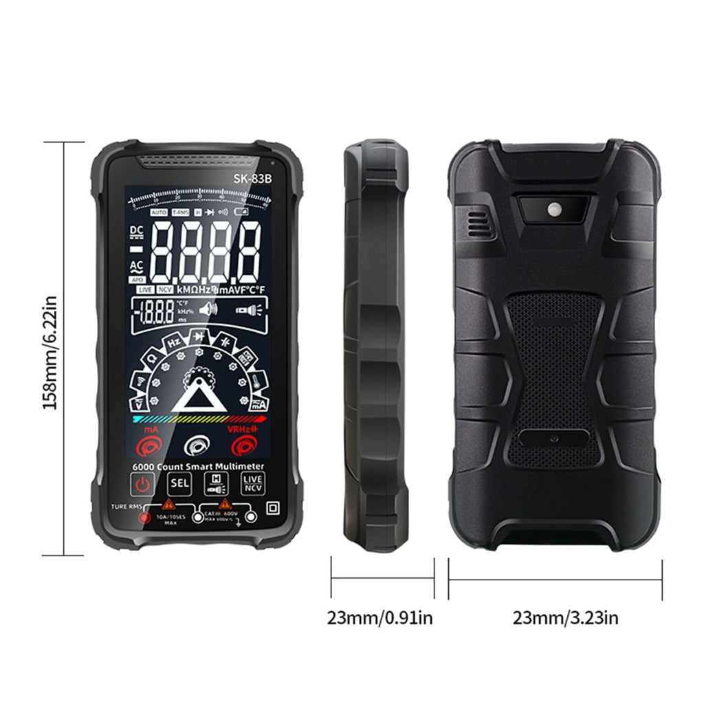 Intelligent Digital Multimeter Touchscreens High Precisions Digital Multimeter for Home