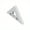 Silvery, variant on Right Angle Ruler,Aluminum Triangle Ruler Imperial and Metric Scales Machinist Carpenter's Measuring