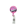 thumbnail image 1 of Cartoon Fashion Barbie Pink For ID Card Holder Scalable Toggle Clip Employee Card Nurse Chest Card Student Bus Card Holder Style 12, 1 of 6