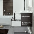 thumbnail image 5 of Eviva Smile 30" Chestnut Modern Bathroom Vanity Set with Integrated White Acrylic Sink, 5 of 7