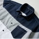 thumbnail image 5 of Camisa Elvqul de Caballero Manga Corta Mayor sin Estampado Blanco Solapa Abotonada Algodón, 5 of 6