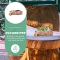thumbnail image 3 of BRIGHTFUFU Brown Cement Root Pot Imitation Root Adornment Flower Pot 1Set, 3 of 4