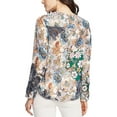 thumbnail image 2 of Rachel Roy Womens Crossover Peasant Blouse, Multicoloured, 10, 2 of 2