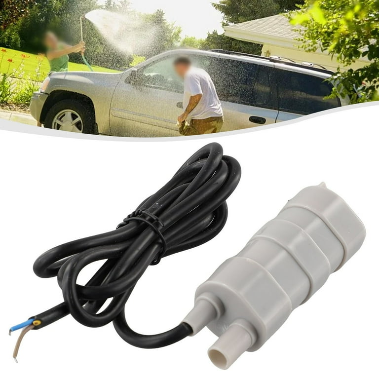12V DC Submersible Water Pump - 5M Max Head, High Flow Pump For Camper, Caravan, Fountain