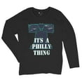 thumbnail image 5 of It's a Philly Thing Funny Women's Long Sleeve T-shirt Philadelphia Championship City of Brotherly Love Football League Fan, 5 of 7