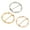 3#, variant on HUANLEDASH 1 Pc/3 Pcs Women Scarf Ring Zinc Alloy Shirt Clips Twist Tee Knot Ring T-Shirt Ties Dress Clips Clothing Tightening Clip for Shirt Scarf Dress