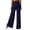 A01-Navy, variant on 2026 Coral Fold Over Yoga Pants, On Trend Solid Wide Leg Loose Lounge Pant with Ruched Waist, Women Y2k Stretchy Loose Yoga Sports Pants