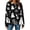 Style1, variant on HomeDM Women's Halloween Tops Long Sleeve All-Over Print Pullover Crew Neck Holiday Casual Sweatshirt