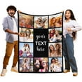 thumbnail image 4 of Photo Blanket Customized Customized Blanket Gifts for Best Friend Sister Family Dad Mom Daughter Son (7 Size), 4 of 6