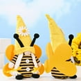 thumbnail image 4 of [Home Decor]Rudolph Doll Bee Day Decoration with Wing Yellow Bee Old Man Doll Ornaments, 4 of 6